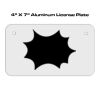 4 X 7 Aluminum License Plate  Thumbnail