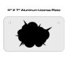 4 X 7 Aluminum License Plate  Thumbnail