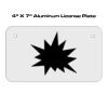 4 X 7 Aluminum License Plate  Thumbnail