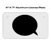4 X 7 Aluminum License Plate  Thumbnail