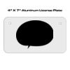 4 X 7 Aluminum License Plate  Thumbnail