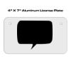 4 X 7 Aluminum License Plate  Thumbnail