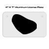 4 X 7 Aluminum License Plate  Thumbnail