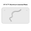 4 X 7 Aluminum License Plate  Thumbnail
