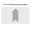 4 X 7 Aluminum License Plate  Thumbnail