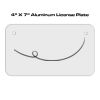 4 X 7 Aluminum License Plate  Thumbnail