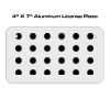 4 X 7 Aluminum License Plate  Thumbnail
