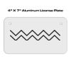 4 X 7 Aluminum License Plate  Thumbnail