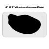 4 X 7 Aluminum License Plate  Thumbnail