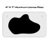 4 X 7 Aluminum License Plate  Thumbnail
