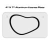 4 X 7 Aluminum License Plate  Thumbnail
