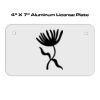 4 X 7 Aluminum License Plate  Thumbnail