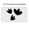 4 X 7 Aluminum License Plate  Thumbnail