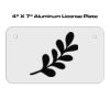 4 X 7 Aluminum License Plate  Thumbnail