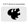 4 X 7 Aluminum License Plate  Thumbnail