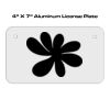 4 X 7 Aluminum License Plate  Thumbnail