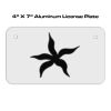 4 X 7 Aluminum License Plate  Thumbnail