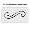 4 X 7 Aluminum License Plate  Thumbnail