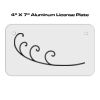 4 X 7 Aluminum License Plate  Thumbnail