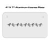 4 X 7 Aluminum License Plate  Thumbnail