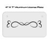 4 X 7 Aluminum License Plate  Thumbnail