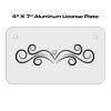 4 X 7 Aluminum License Plate  Thumbnail
