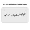 4 X 7 Aluminum License Plate  Thumbnail
