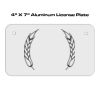 4 X 7 Aluminum License Plate  Thumbnail