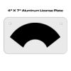4 X 7 Aluminum License Plate  Thumbnail