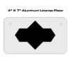 4 X 7 Aluminum License Plate  Thumbnail