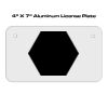 4 X 7 Aluminum License Plate  Thumbnail