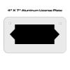 4 X 7 Aluminum License Plate  Thumbnail