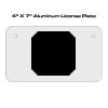 4 X 7 Aluminum License Plate  Thumbnail