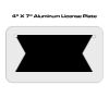 4 X 7 Aluminum License Plate  Thumbnail