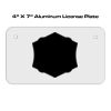 4 X 7 Aluminum License Plate  Thumbnail
