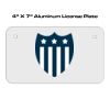 4 X 7 Aluminum License Plate  Thumbnail