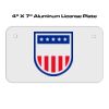 4 X 7 Aluminum License Plate  Thumbnail