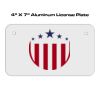 4 X 7 Aluminum License Plate  Thumbnail
