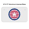 4 X 7 Aluminum License Plate  Thumbnail