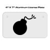 4 X 7 Aluminum License Plate  Thumbnail