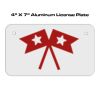 4 X 7 Aluminum License Plate  Thumbnail