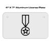 4 X 7 Aluminum License Plate  Thumbnail