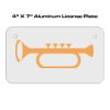 4 X 7 Aluminum License Plate  Thumbnail