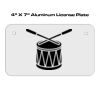4 X 7 Aluminum License Plate  Thumbnail