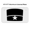 4 X 7 Aluminum License Plate  Thumbnail