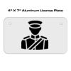 4 X 7 Aluminum License Plate  Thumbnail