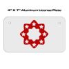 4 X 7 Aluminum License Plate  Thumbnail