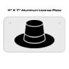 4 X 7 Aluminum License Plate  Thumbnail