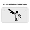 4 X 7 Aluminum License Plate  Thumbnail