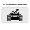 4 X 7 Aluminum License Plate  Thumbnail
